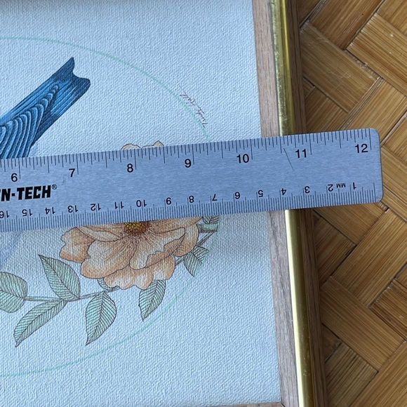 Bluebird painting framed stretched canvas - Picture 8 of 12